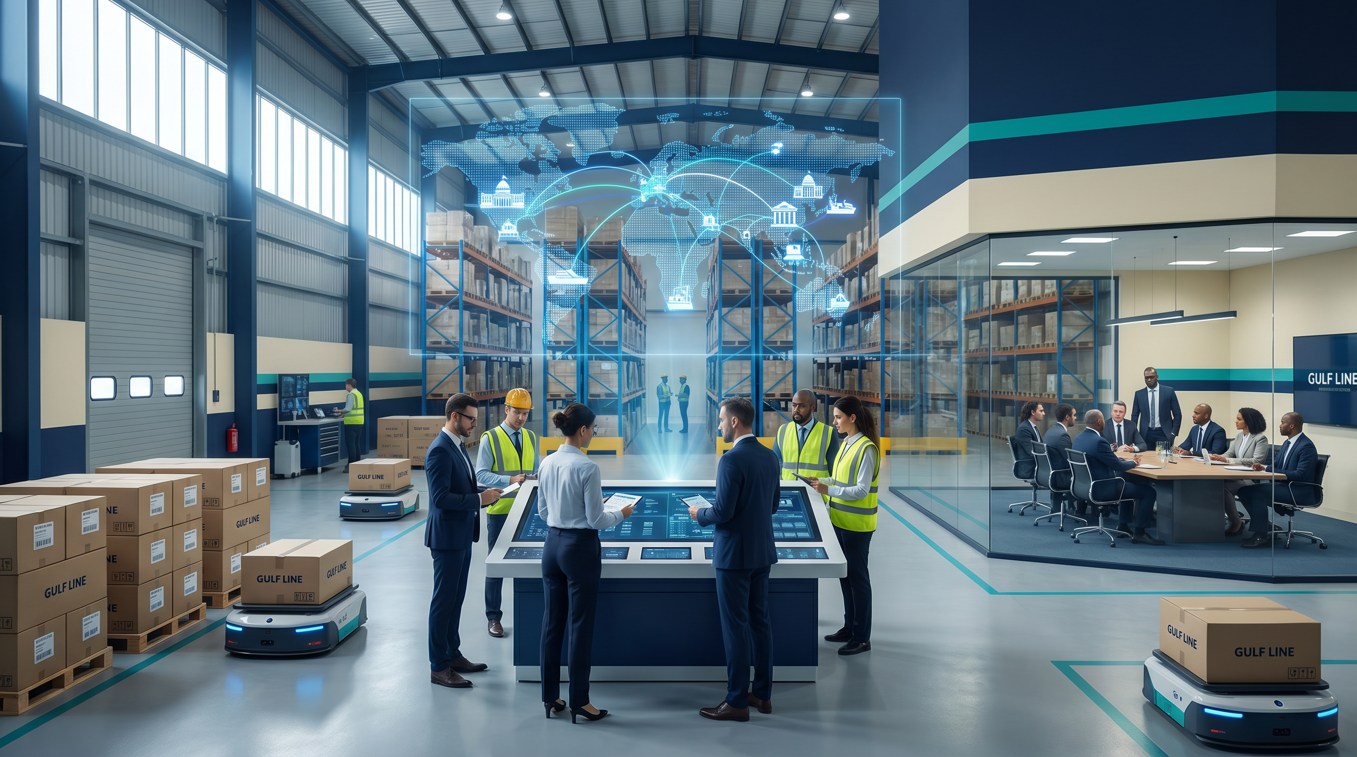 Gulfline Trading Company logistics and procurement operations